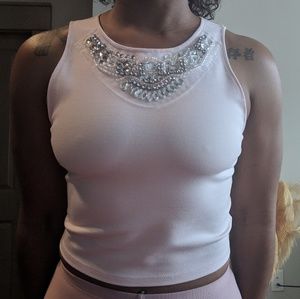 Pink crop top